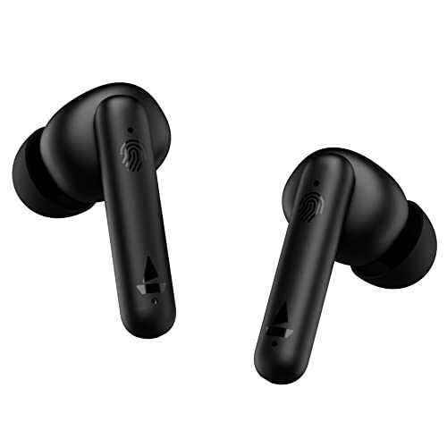 boAt Airdopes 141 Bluetooth Truly Wireless in Ear Earbuds with mic, 42H Playtime, Beast Mode(Low Latency Upto 80ms) for Gaming, ENx Tech, ASAP Charge, IWP, IPX4 Water Resistance (Bold Black)